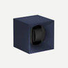 Black watch inside a dark blue box on a white background