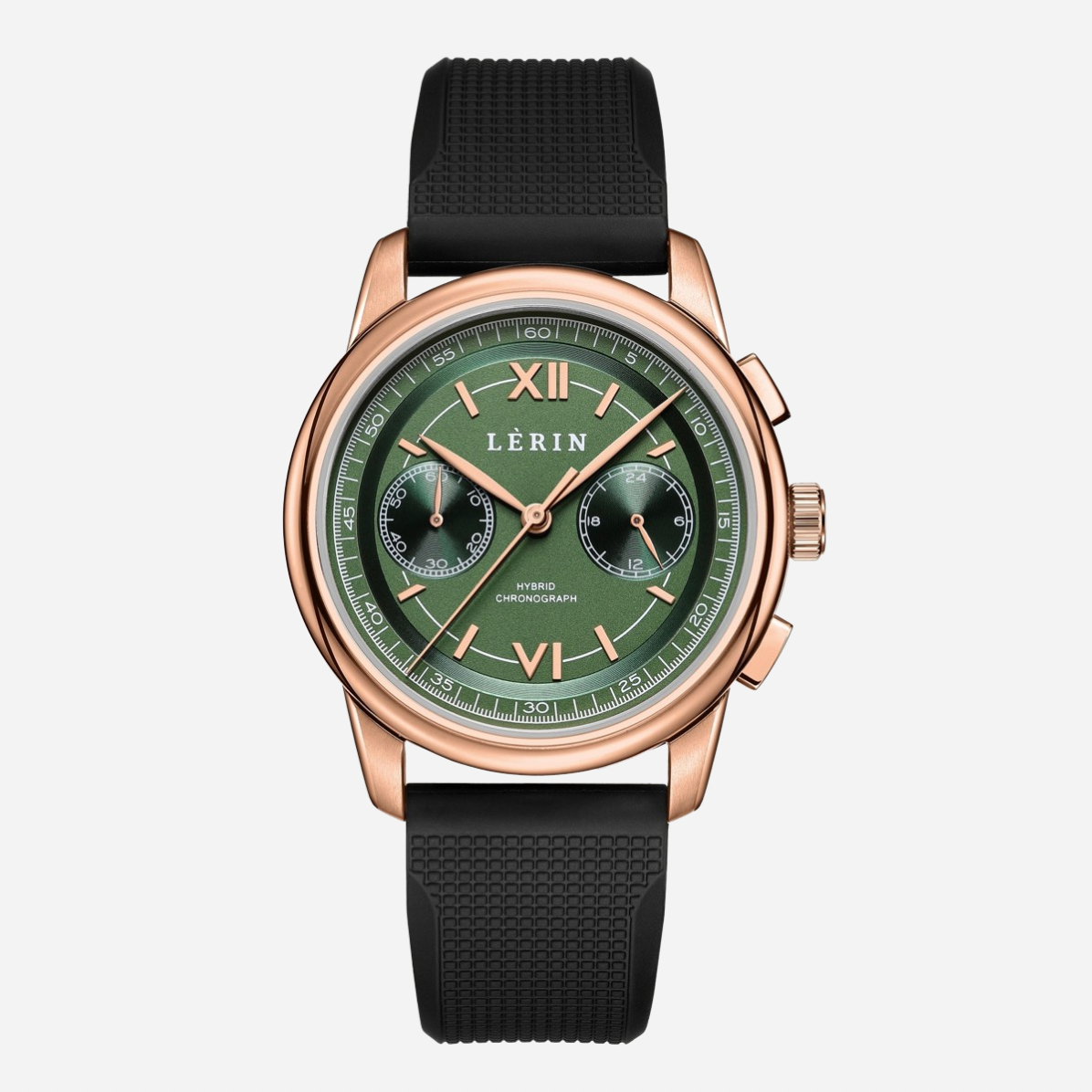 LÈRIN Hybrid Chronograph - Pine Green Gold