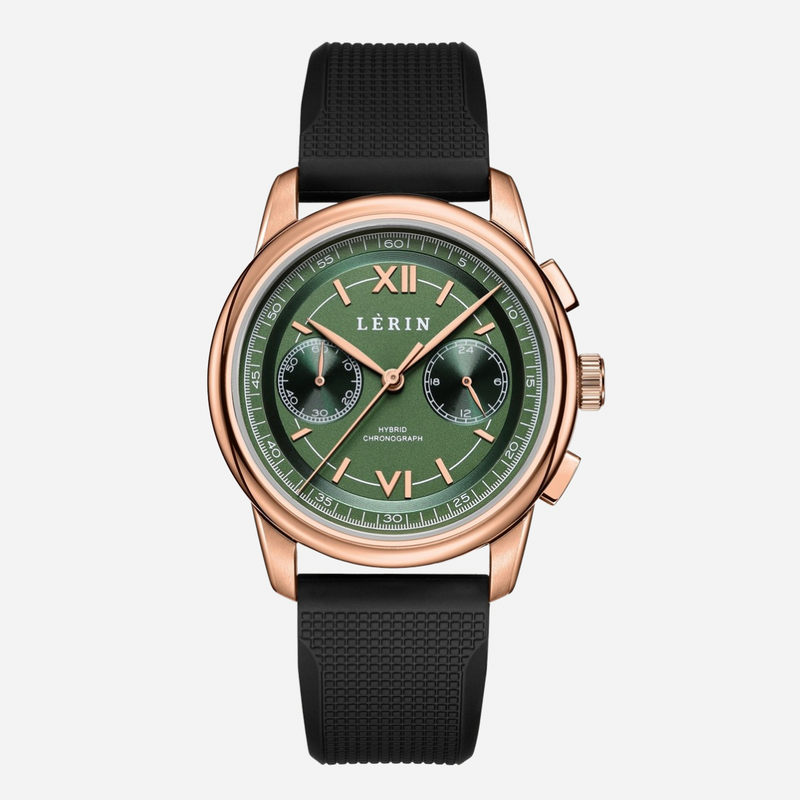 LÈRIN Hybrid Chronograph - Pine Green Gold