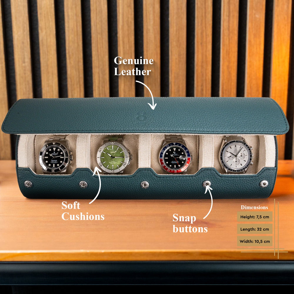 Uhrenrolle Extra Groß - Green Litchi 