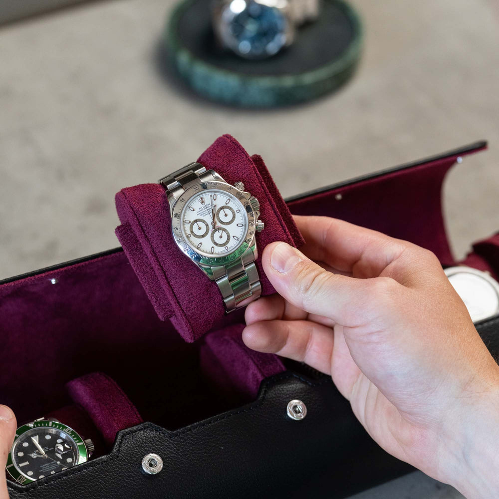 Watch Roll Extra Large Black Cherry