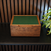 Morelund 6 Slot Wood Watch Box Dark Oak Green