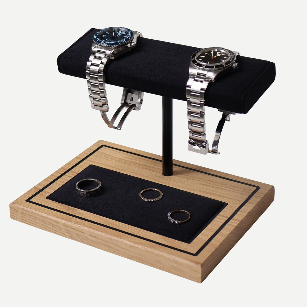 Foxton - Charbon Black & White Oak