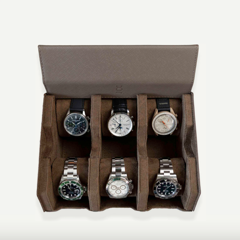 light brown beige watch storage