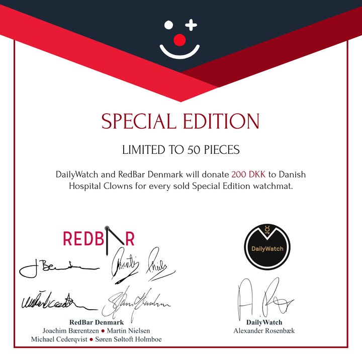 RedBar X DailyWatch Watchmat