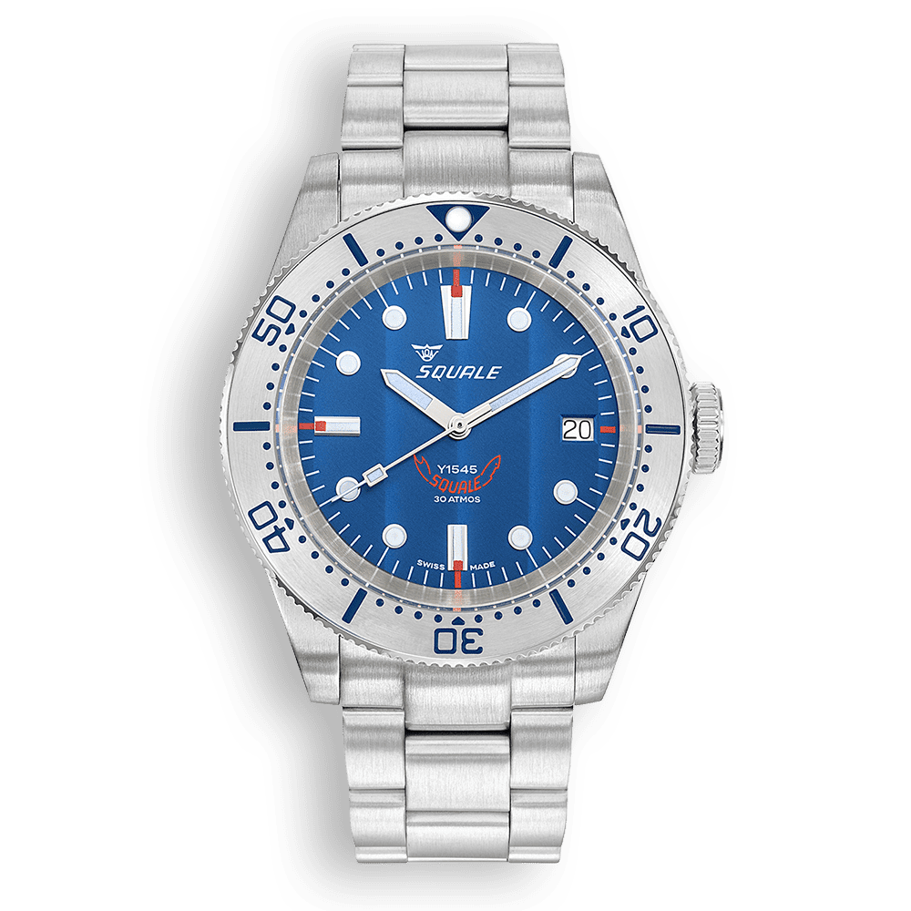 Squale 1545 Steel Blue Bracelet