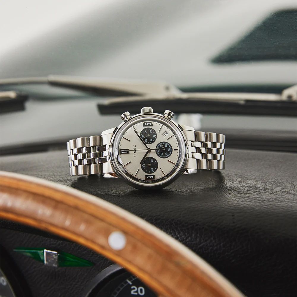 TIMEX Marlin Quarz-Chronograph Silber