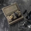 August Sandgren Watchbox Small, Light Brown Watch Box, made in portugal, handmade, leather, nubuck, watch box for three watches