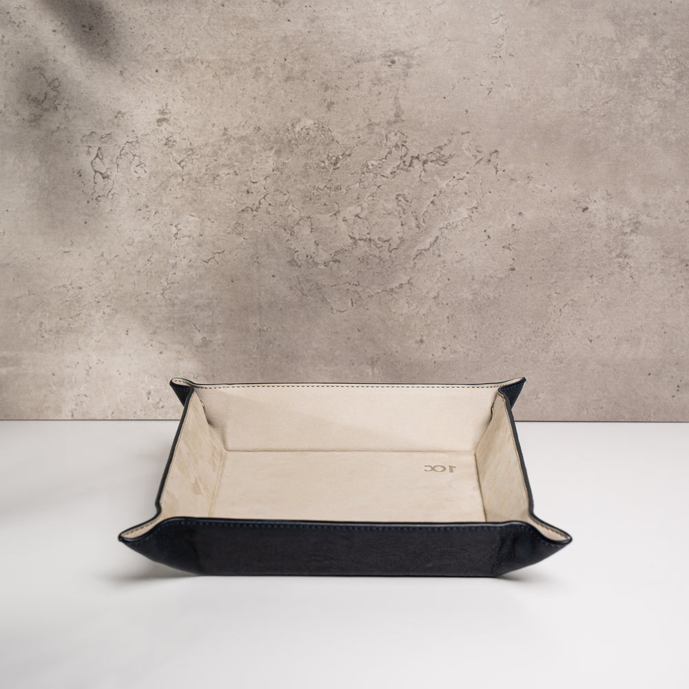 Watch Tray - Navy Blue Beige