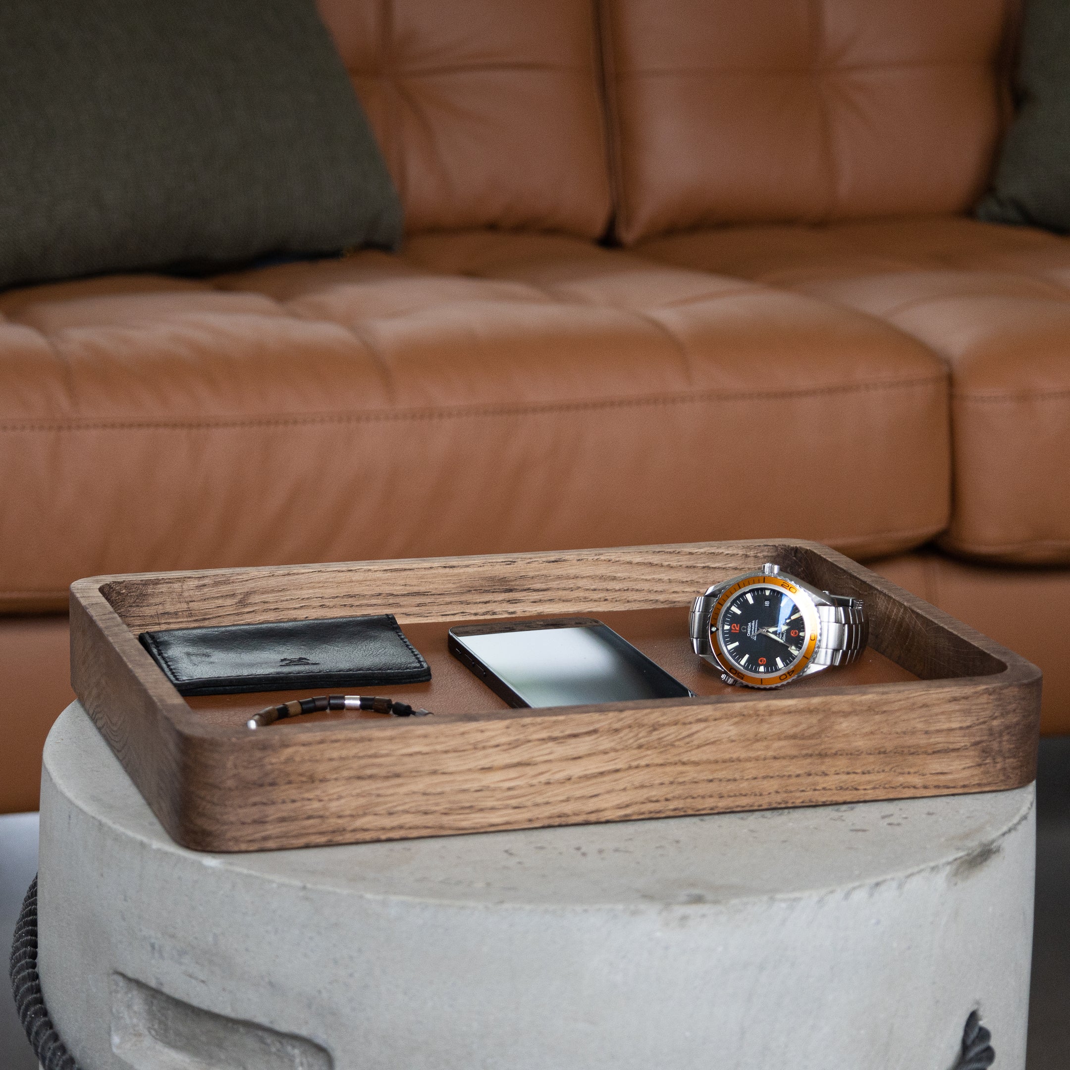 Custom Valet Watch Tray