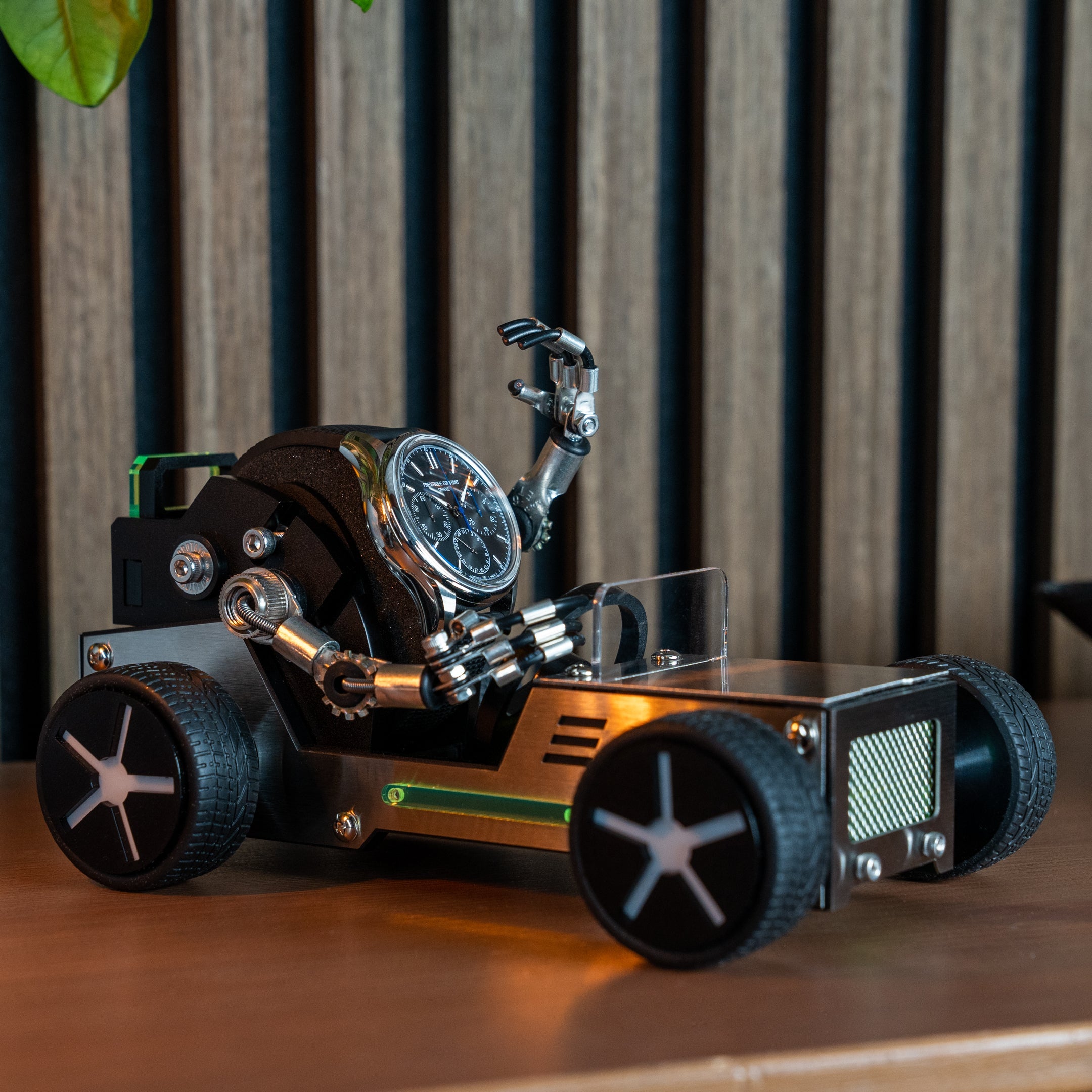 roadster watch car stand, robotoys, handmade, watch stand, watch display, how to display your watch, cool watch stand