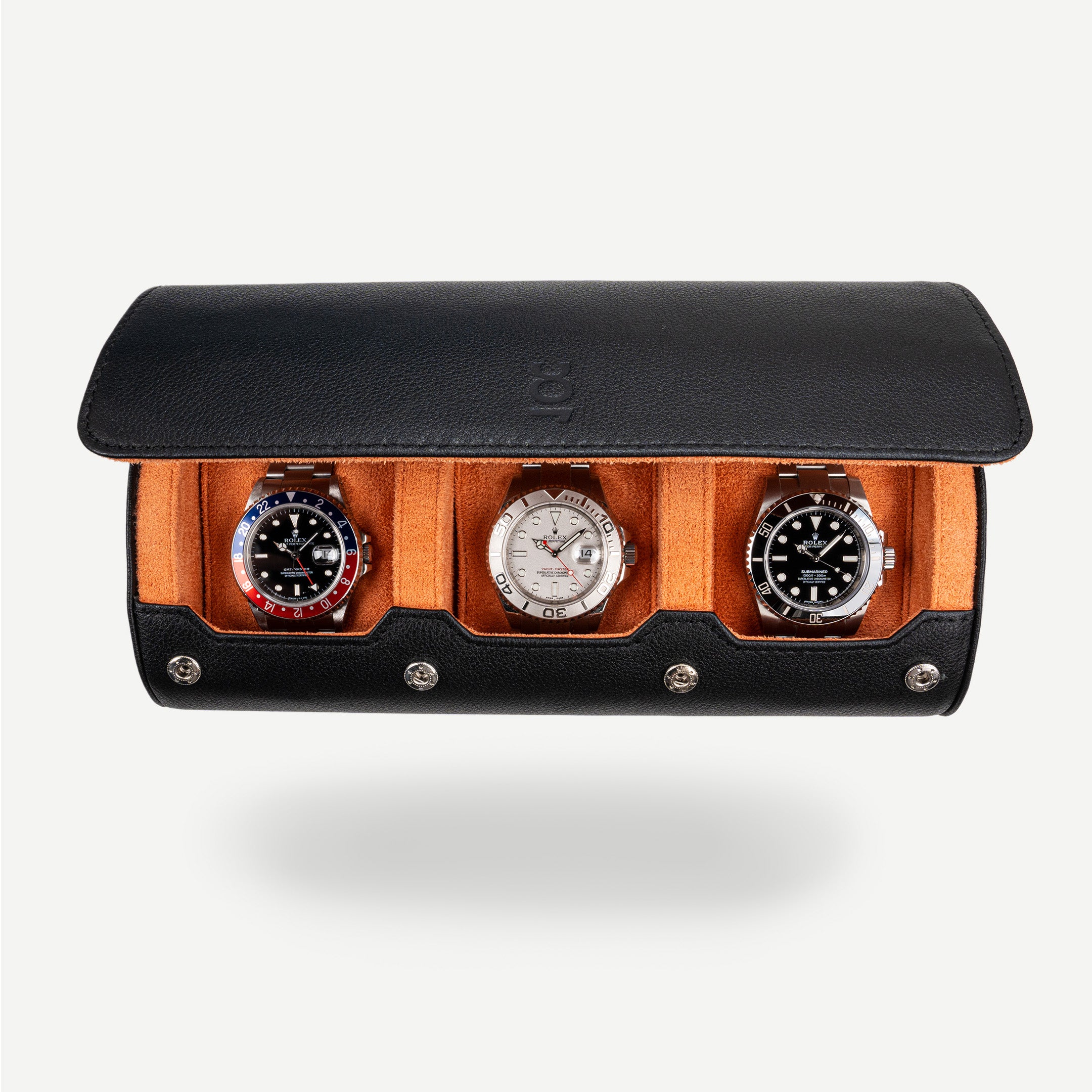 Watch Roll Large Black Orange